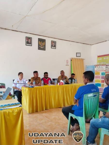 Sertu Uria Timuli Ikuti Musyawarah Rencana Pembangunan Desa