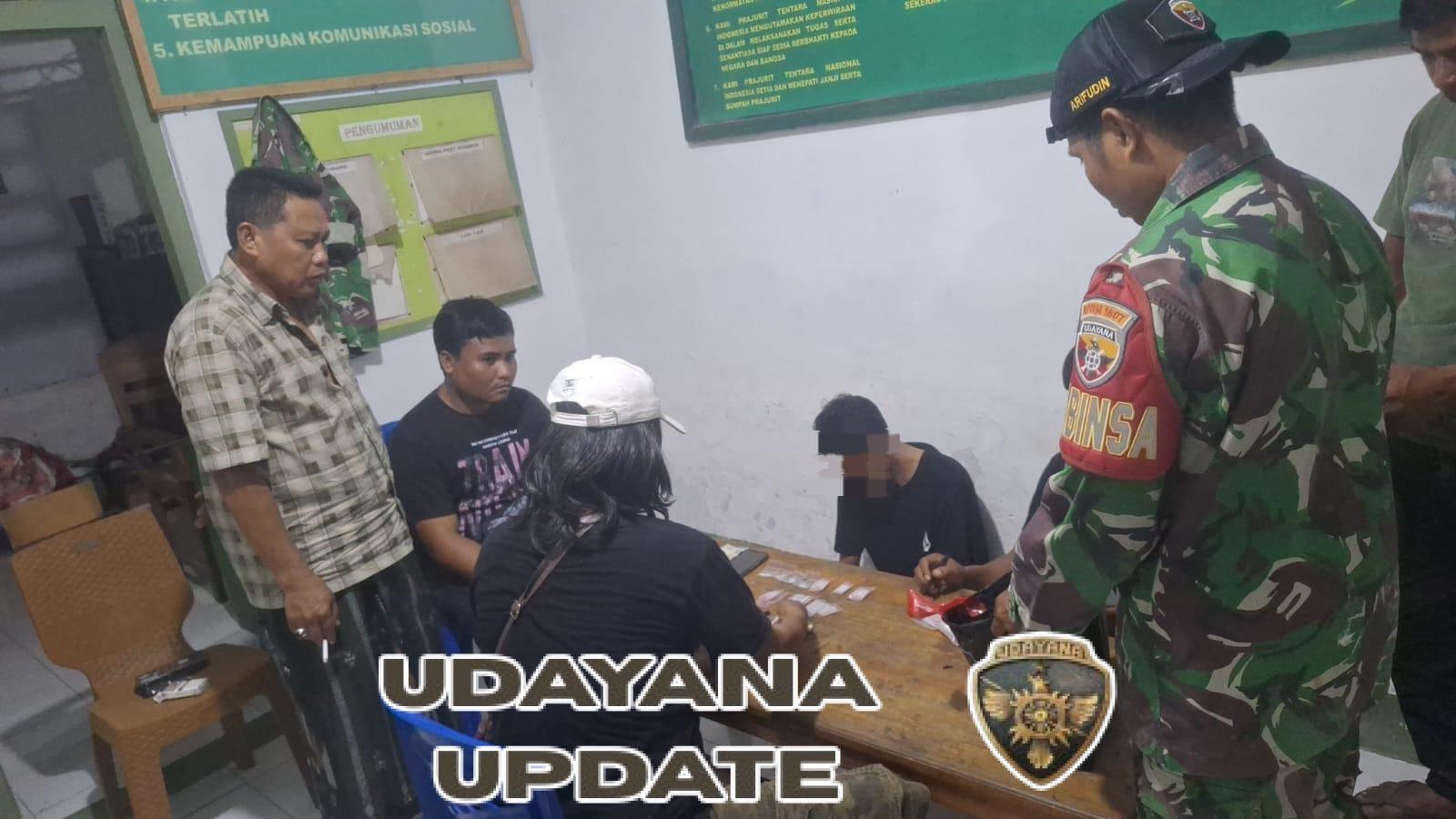 Aksi Cepat TNI, Terduga Pengedar Sabu Diringkus di Desa Labuhan Bontong