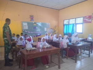 Kodim 1608/Bima Dukung Penuh Program Makan Bergizi Gratis di Wilayah Lambu dan Sekitarnya