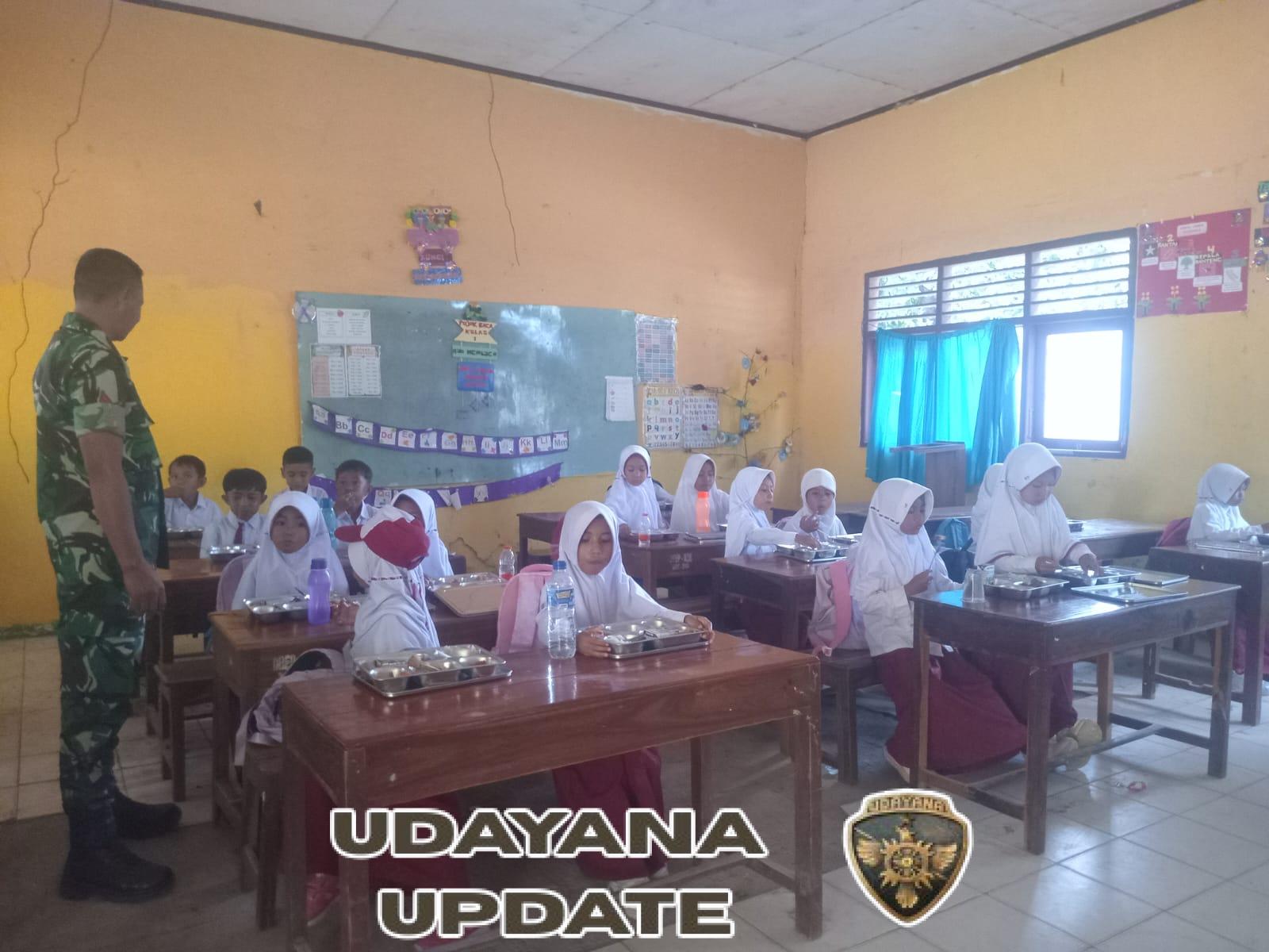 Kodim 1608/Bima Dukung Penuh Program Makan Bergizi Gratis di Wilayah Lambu dan Sekitarnya