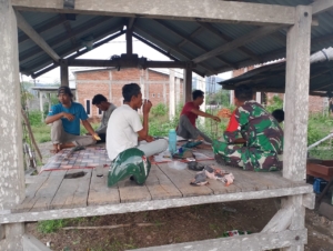 Babinsa Dorokobo Ajak Warga Pemuda Aktif Jaga Keamanan Lingkungan