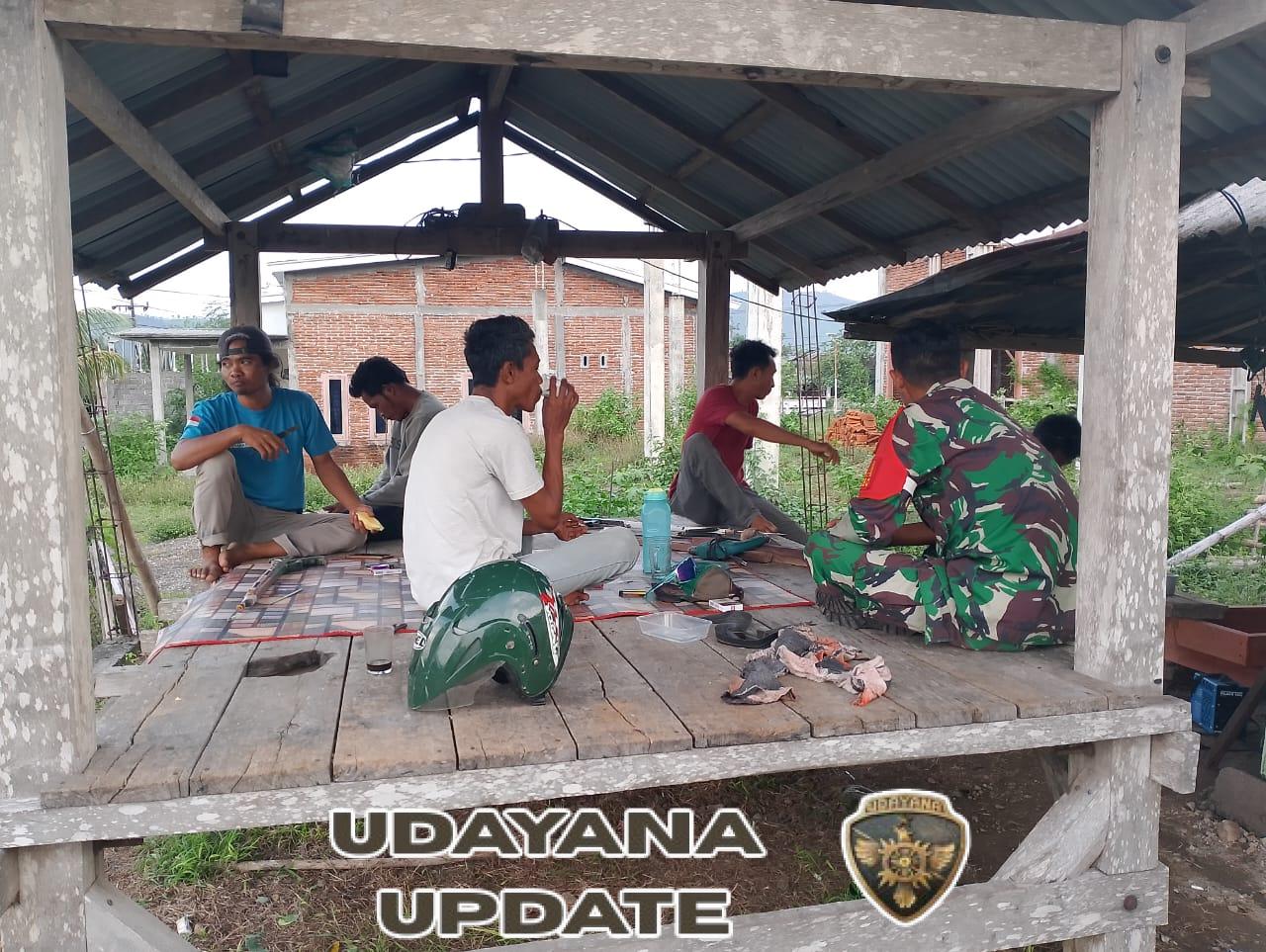 Babinsa Dorokobo Ajak Warga Pemuda Aktif Jaga Keamanan Lingkungan