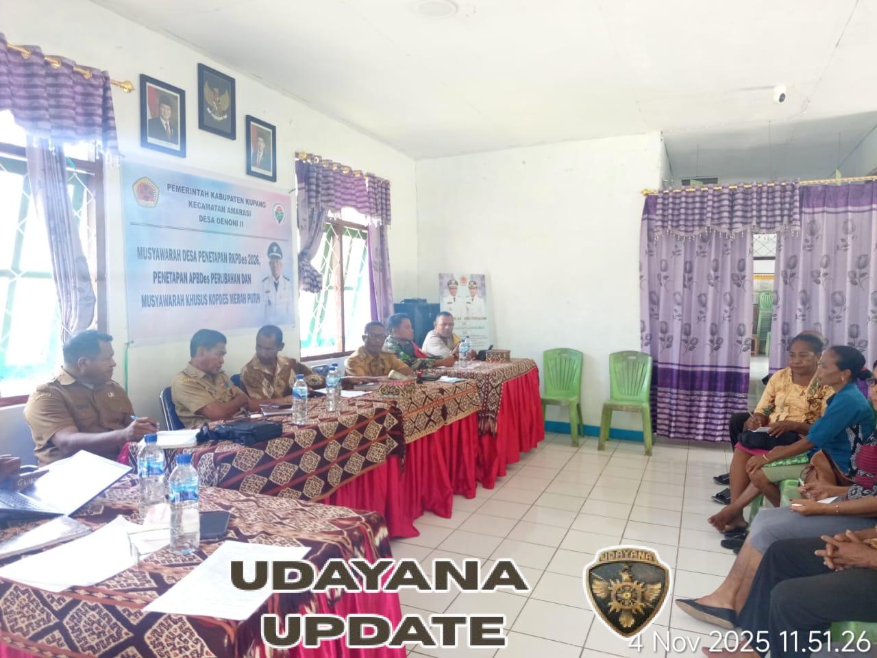 Serka Hery Sujibto Ikuti Musdes Bahas Rencana Pembangunan Desa