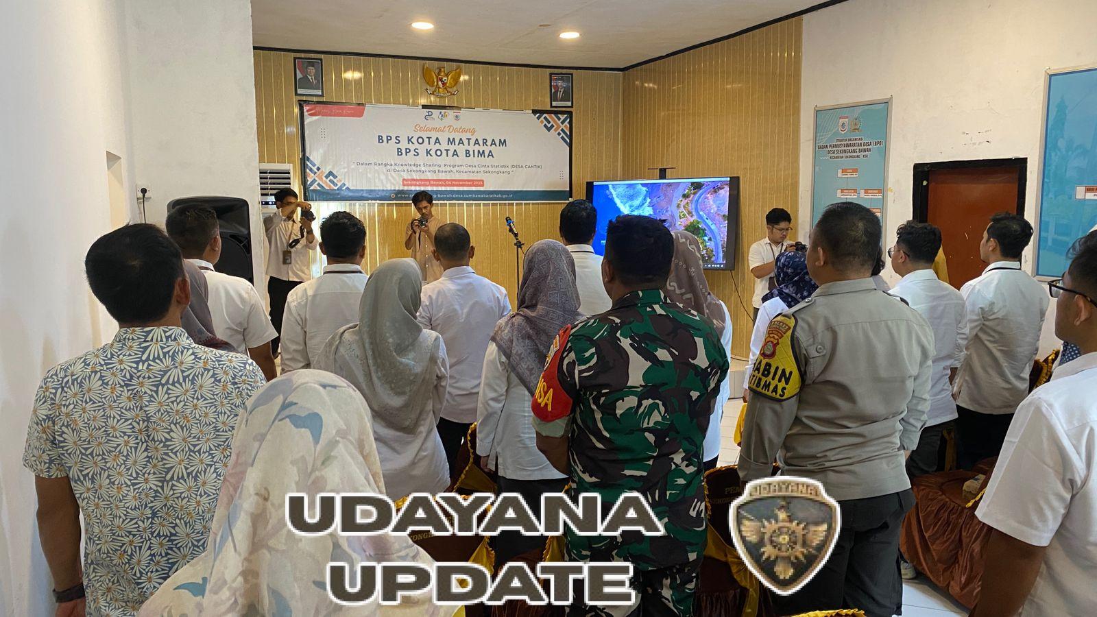 Babinsa Sekongkang Dampingi Kunjungan BPS Kota Mataram dan Bima dalam Program Desa Cinta Statistik