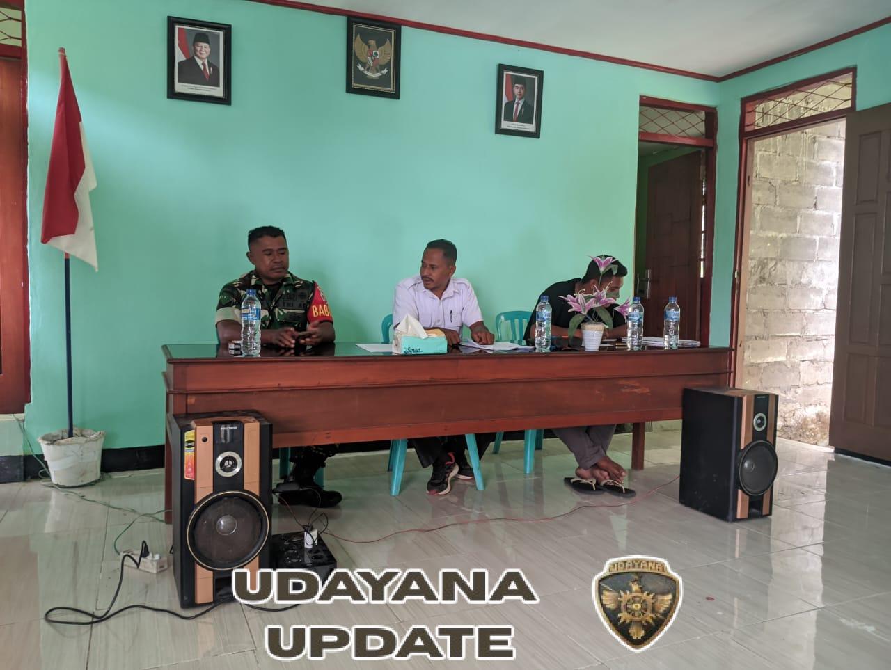 Desa Jamokeasa Resmi Bentuk Pos Bantuan Hukum, Babinsa Dampingi Warga