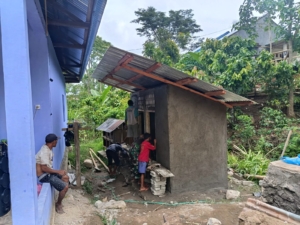 Semangat Kebersamaan Warnai Kegiatan TMMD ke-126 di Desa Barang, Kecamatan Cibal