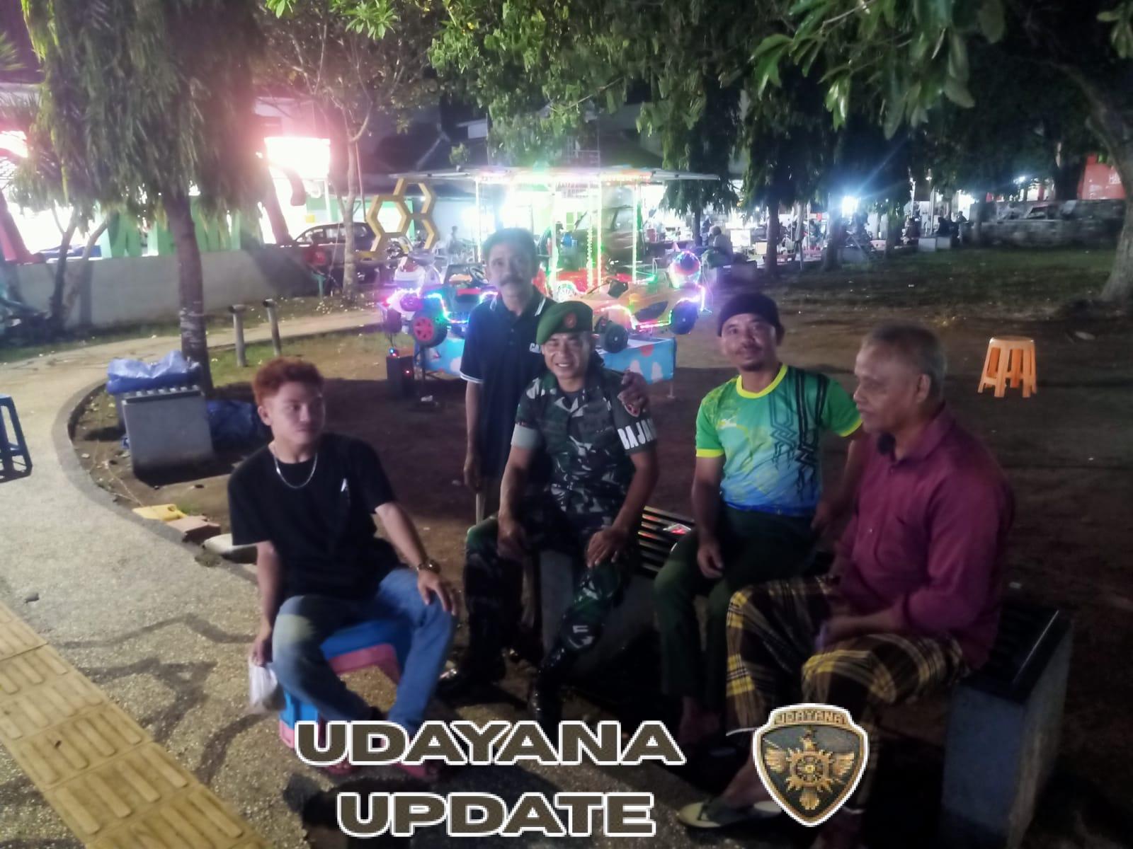 Babinsa Taliwang Laksanakan Patroli Malam Ajak Warga Jaga Keamanan dan Ketertiban