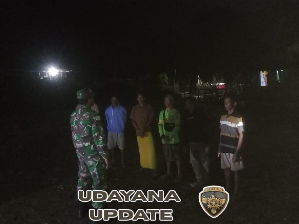 Sinergi TNI dan Masyarakat di Bima Perkuat Patroli Siskamling Wilayah Koramil Woha