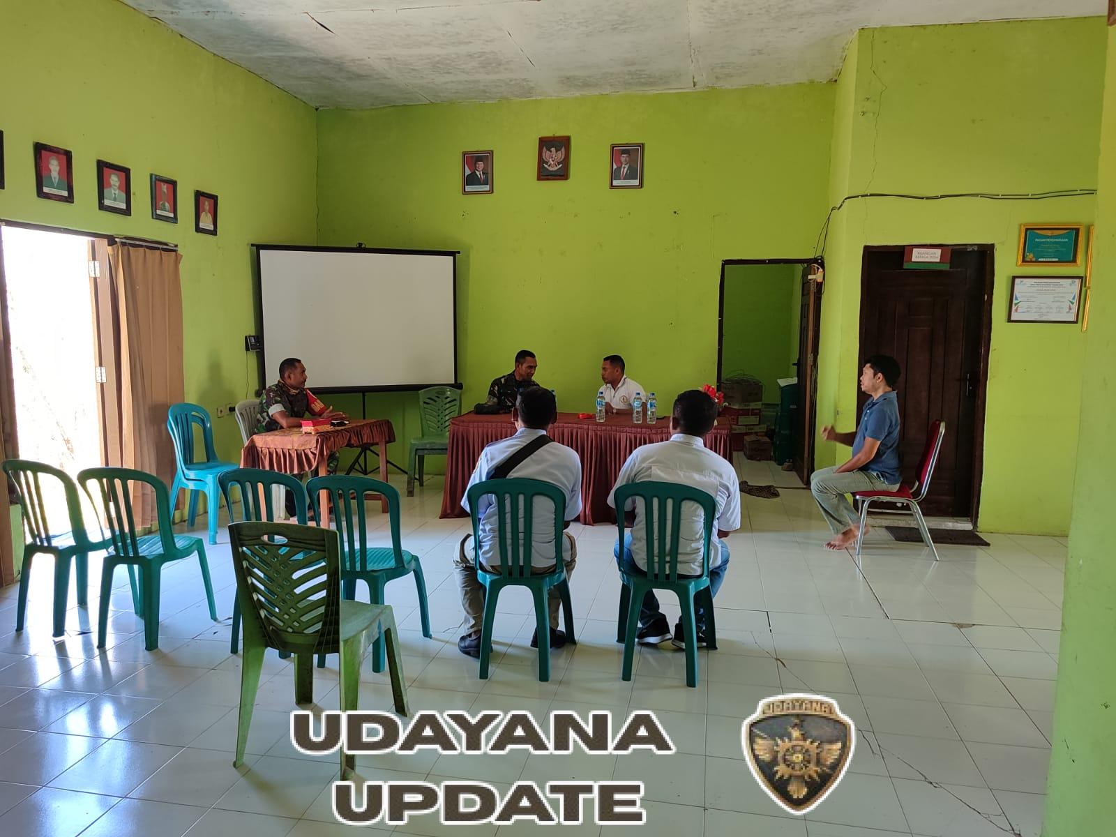 Komsos TNI Bersama Pemdes Bokong Bahas Lahan Koperasi