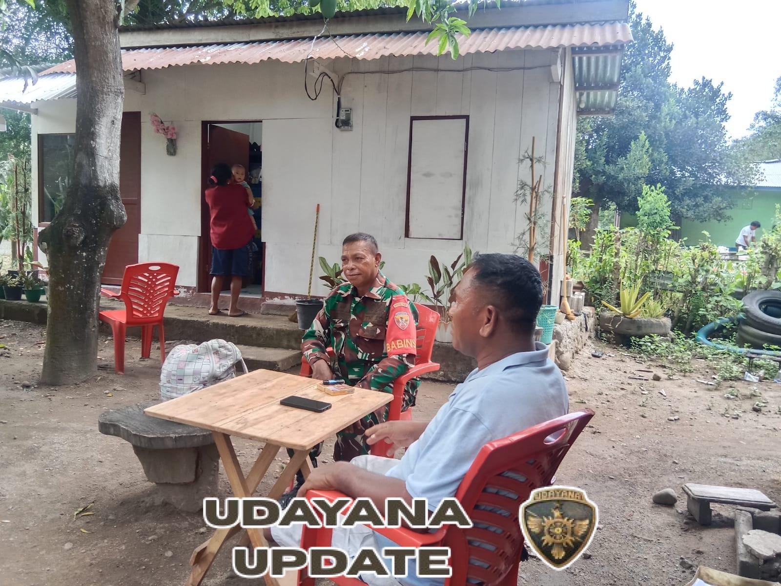 Babinsa Koramil 1602-04/Maurole Jalin Komsos dan Pamwil di Desa Nggesa, Wujud Nyata Kedekatan TNI dengan Rakyat