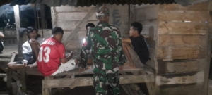 Serda Maman Ingatkan Anak Muda Desa Pancasila Jaga Perilaku Saat Ronda Malam