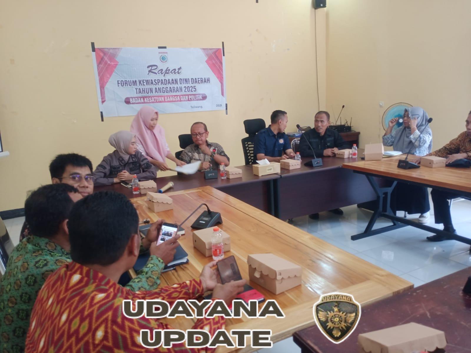 Forkopimda Sumbawa Barat Gelar Rapat Antisipasi Dini ATHG Jelang Rapat Akbar PPS