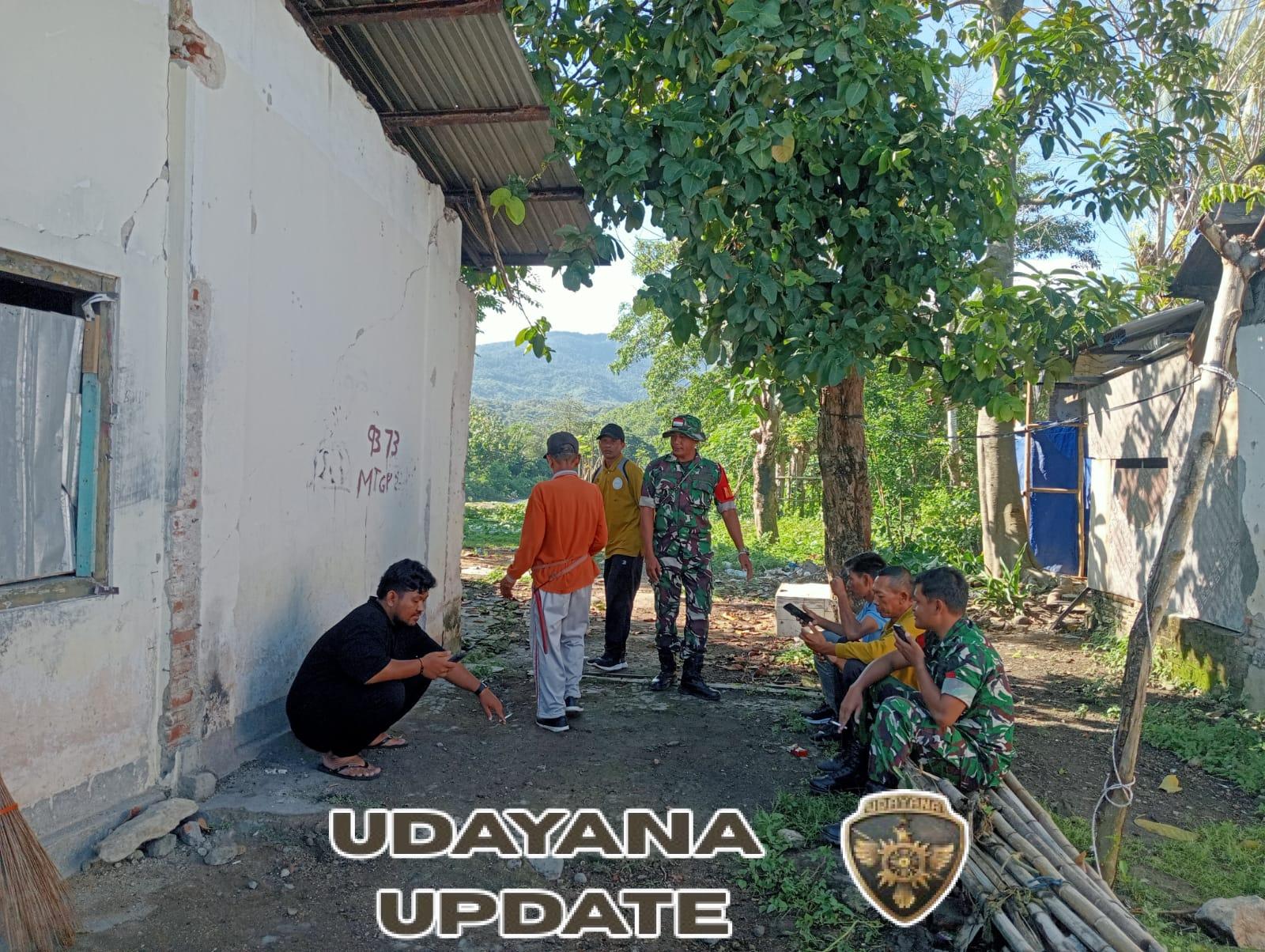 Babinsa Beru Ajak Warga Jaga Kebersihan Lingkungan Lewat Komsos dan Patroli Wilayah