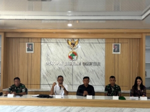 Danramil 1616-01/Gianyar Hadiri Rakor Tim Terpadu Penanganan Konflik Sosial dan Pemantauan Orang Asing