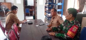 Babinsa Koramil Dawan Gelar  Komsos Di Desa Sampalan Tengah