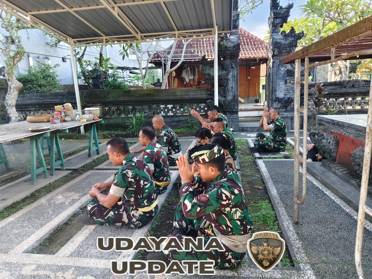 Jelang Peringatan Hari Pahlawan, Kodim Klungkung Gelar Persembahyangan Bersama