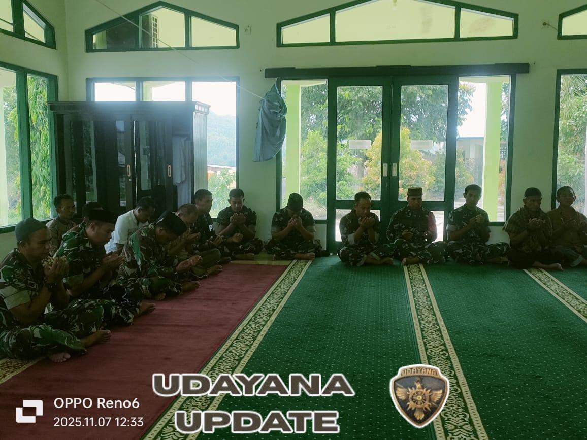 “Dandim 1614/Dompu Ajak Prajurit Teladani Semangat Juang Pahlawan Lewat Doa Bersama