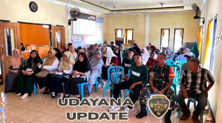 Babinsa Desa Air Suning Hadiri Sosialisasi Pencegahan AIDS, Tuberkulosis dan Malaria