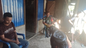 Babinsa Koramil 1602-04/Maurole Tingkatkan Kamtibmas dan Kesejahteraan Masyarakat Dusun Ratebobi