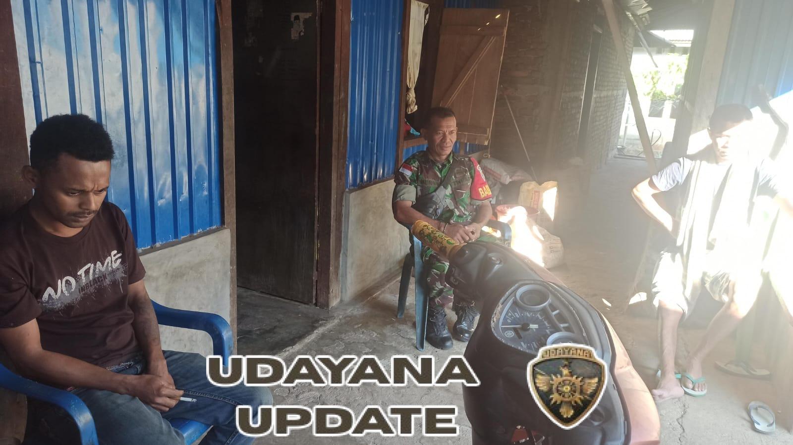 Babinsa Koramil 1602-04/Maurole Tingkatkan Kamtibmas dan Kesejahteraan Masyarakat Dusun Ratebobi