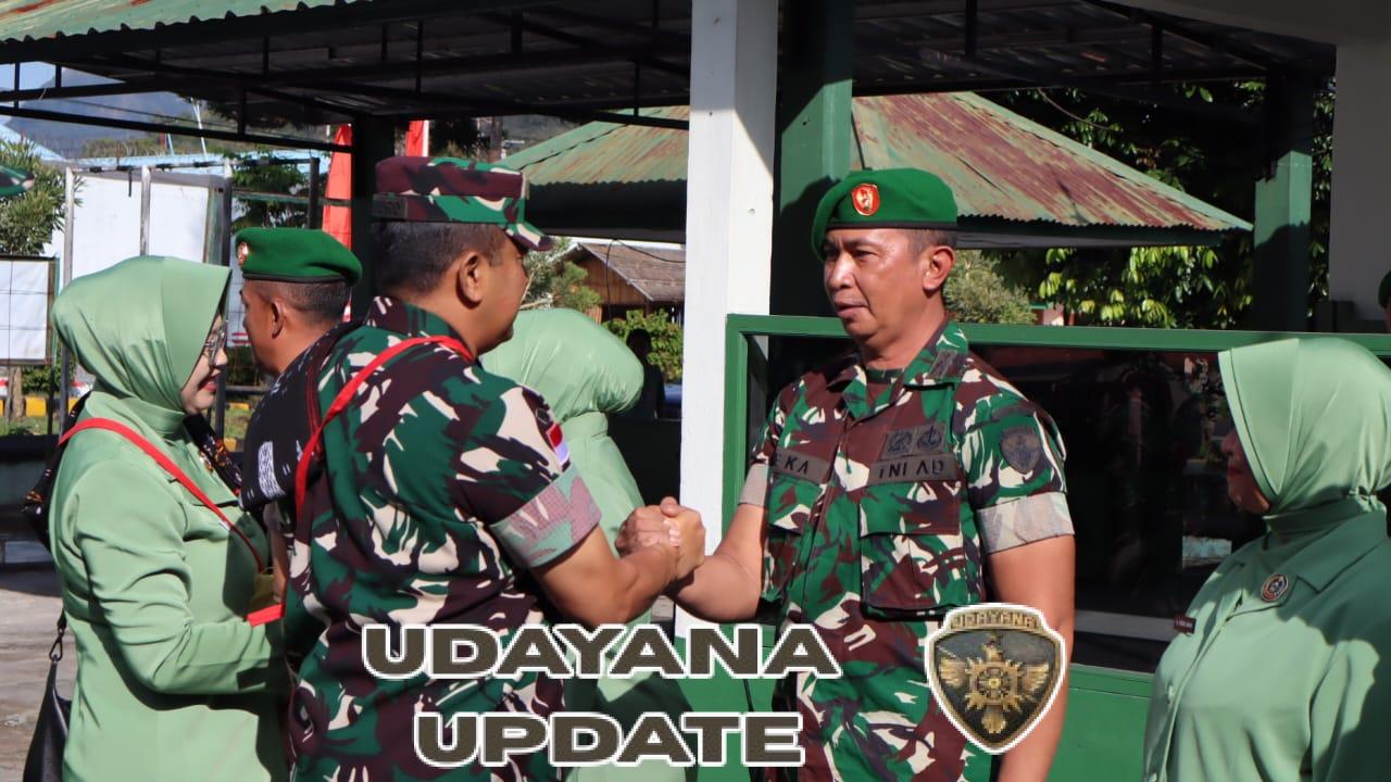 Kunjungan Kerja Danrem 161/Wira Sakti di Makodim 1625/Ngada Wujud Pembinaan dan Penguatan Satuan di Wilayah