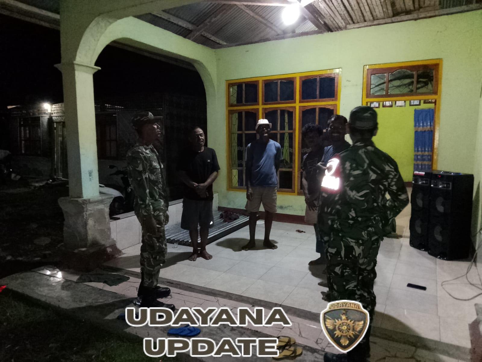 Koramil 1630-02/Lembor Gelar Patroli Monitor Wilayah Ciptakan Situasi Aman dan Kondusif