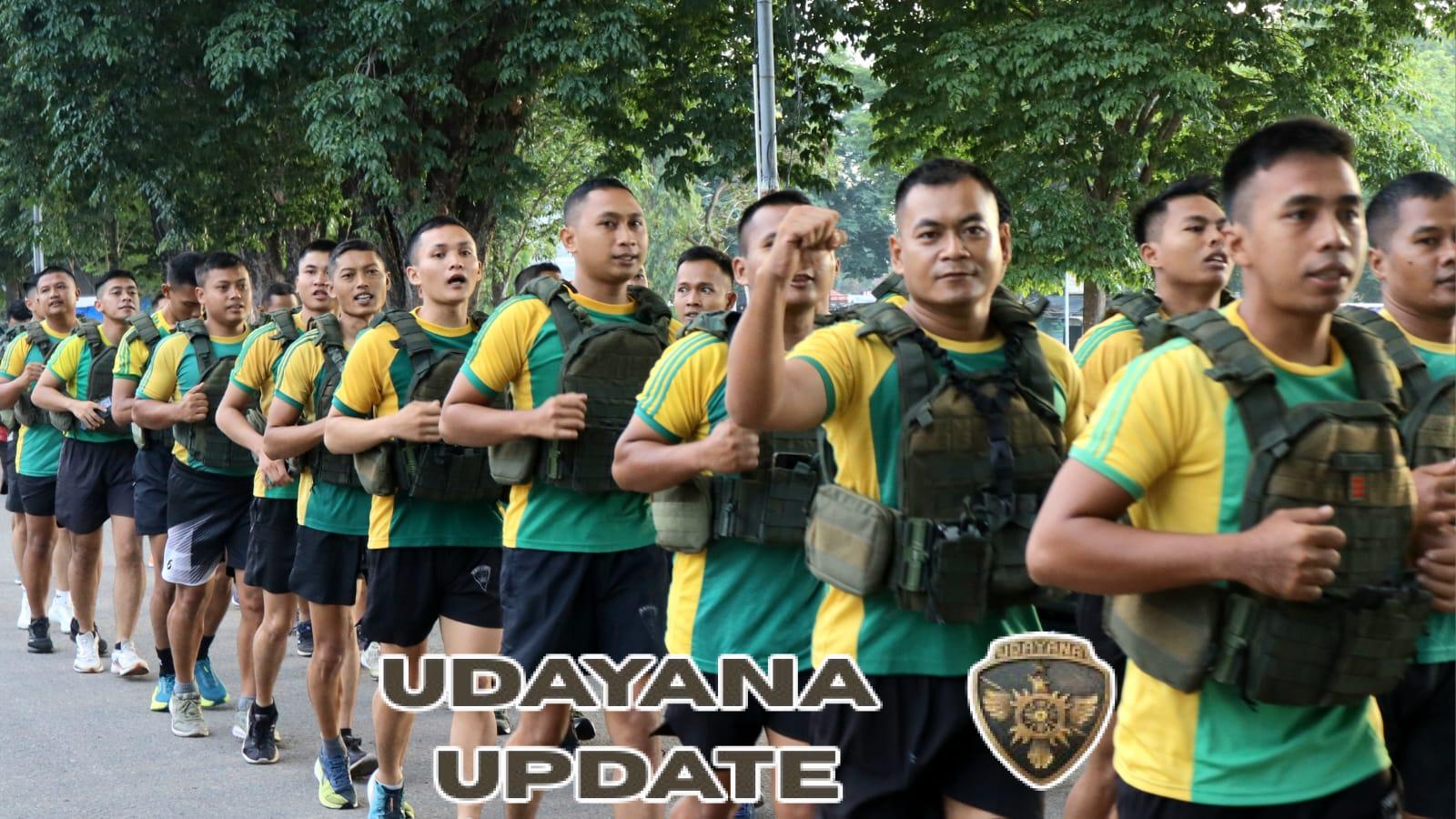 Disiplin dan Ketangguhan, Satgas Pamtas RI-RDTL Asah Fisik dengan Lari Vest Baja