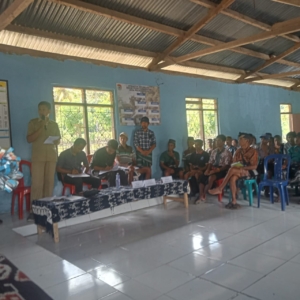 Musrembangdes Praing Kareha Dihadiri Babinsa, Wujud Kebersamaan TNI dan Warga