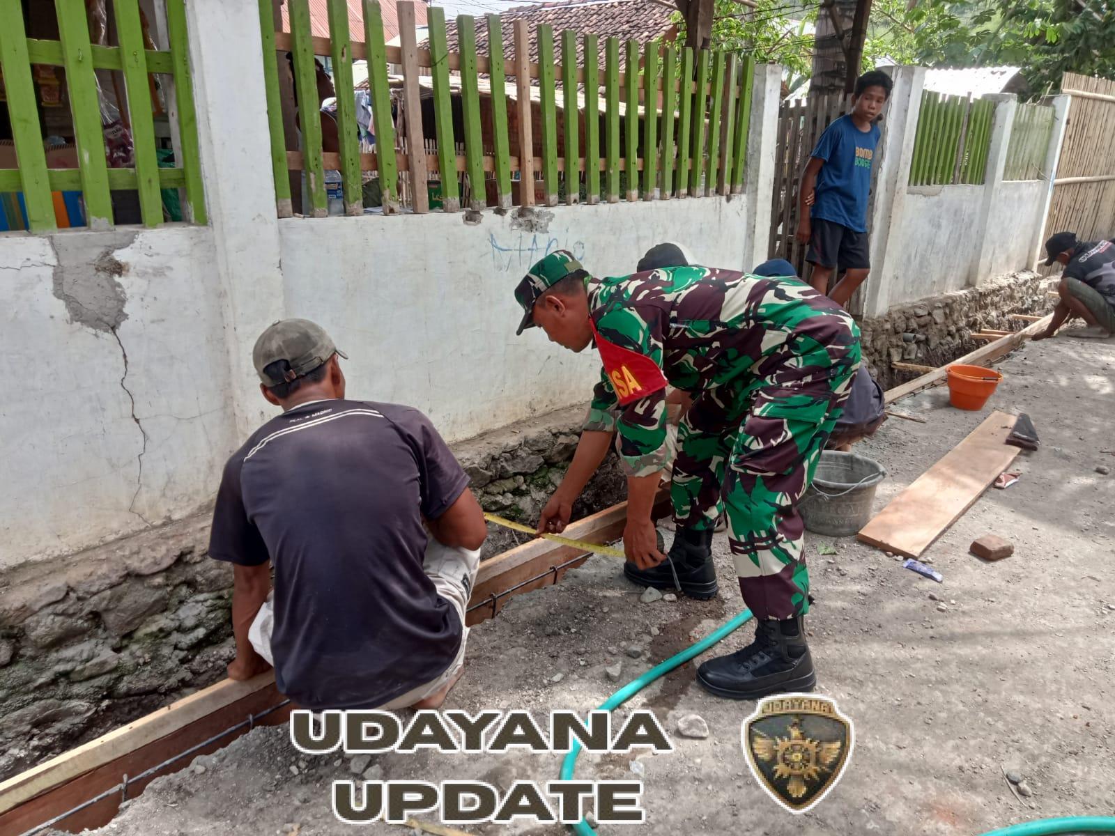 Pengecoran Saluran Parit di Desa Bre Dimulai, Target Rampung dalam Satu Minggu