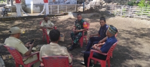 Komsos Babinsa Pulau Pura Wujudkan Koordinasi TNI dan Pemerintah yang Solid