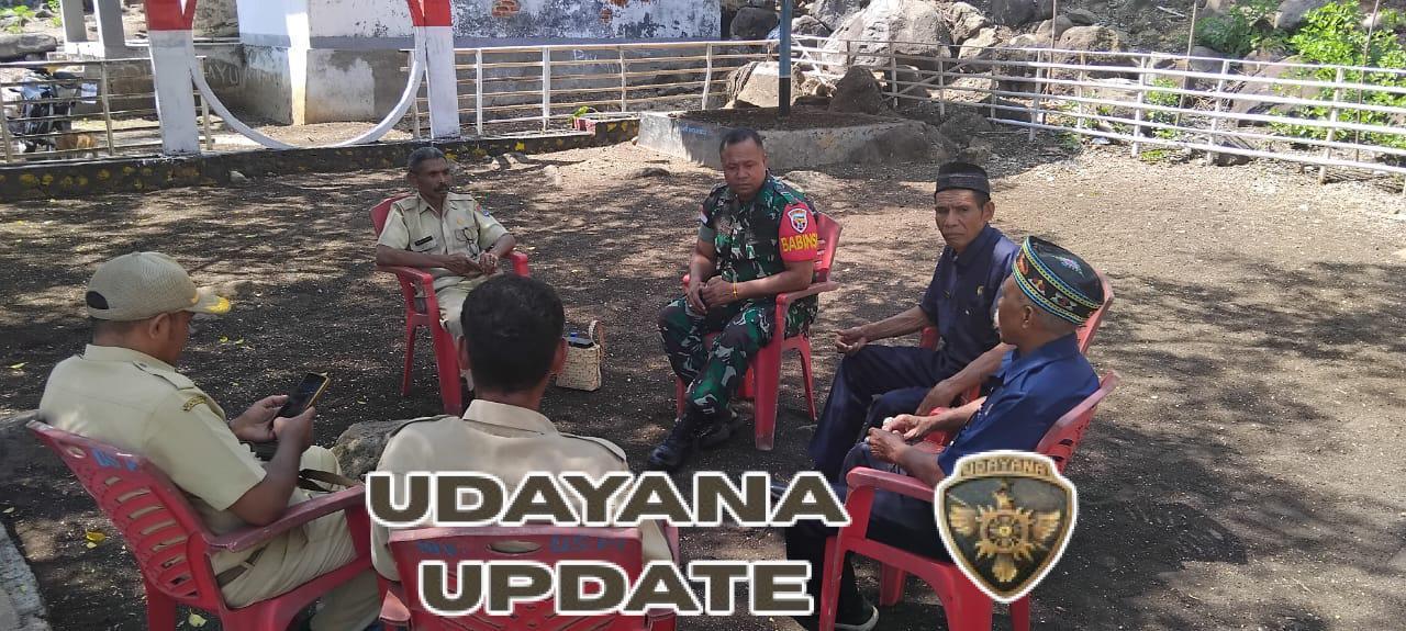 Komsos Babinsa Pulau Pura Wujudkan Koordinasi TNI dan Pemerintah yang Solid