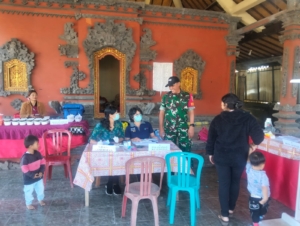 Pelda I Made Budarta Turut Sukseskan Kegiatan Pencegahan Stunting di Desa Candikuning