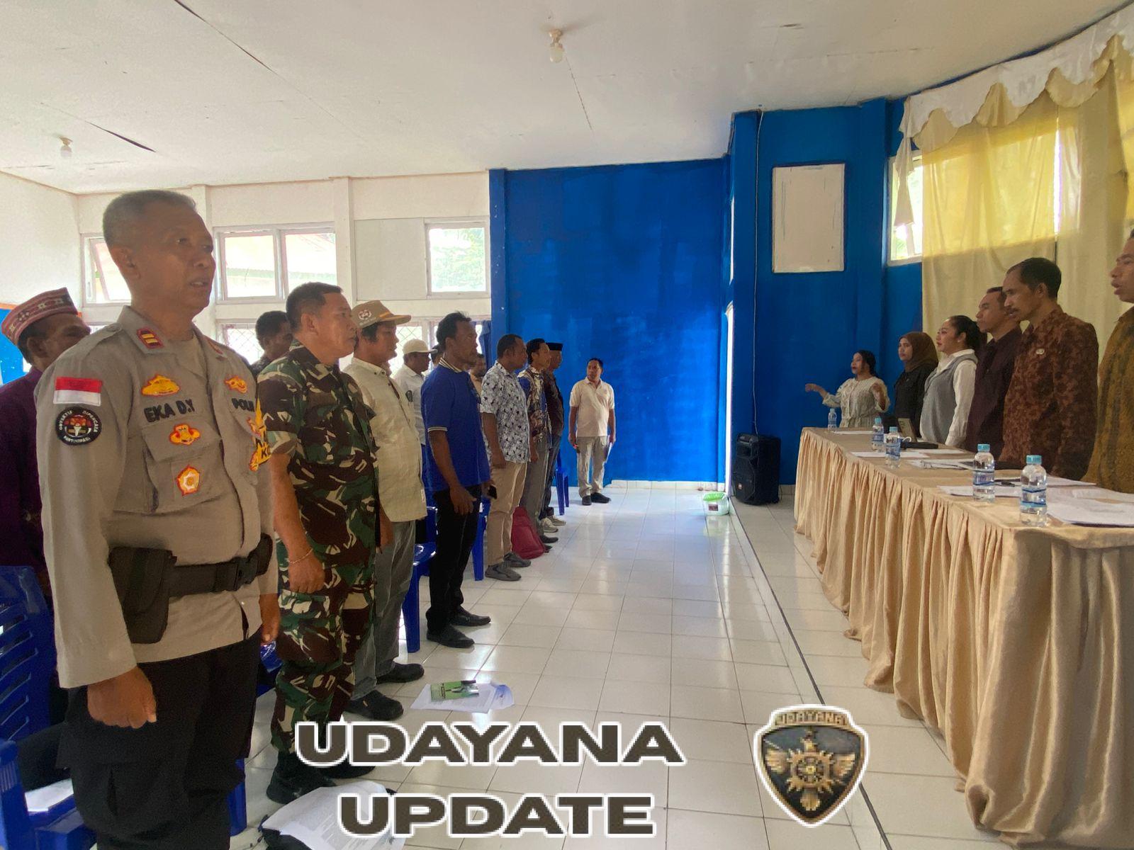 Koramil 1630-01/Komodo Hadiri Sosialisasi Ranperda Pembentukan Desa Persiapan di Kecamatan Komodo