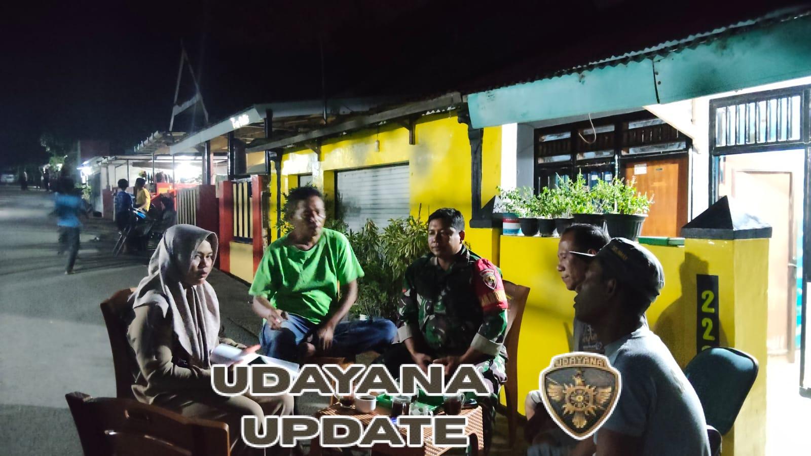 Babinsa Koramil 1628-02/Sekongkang Gelar Patroli Malam Jaga Kondusifitas Wilayah