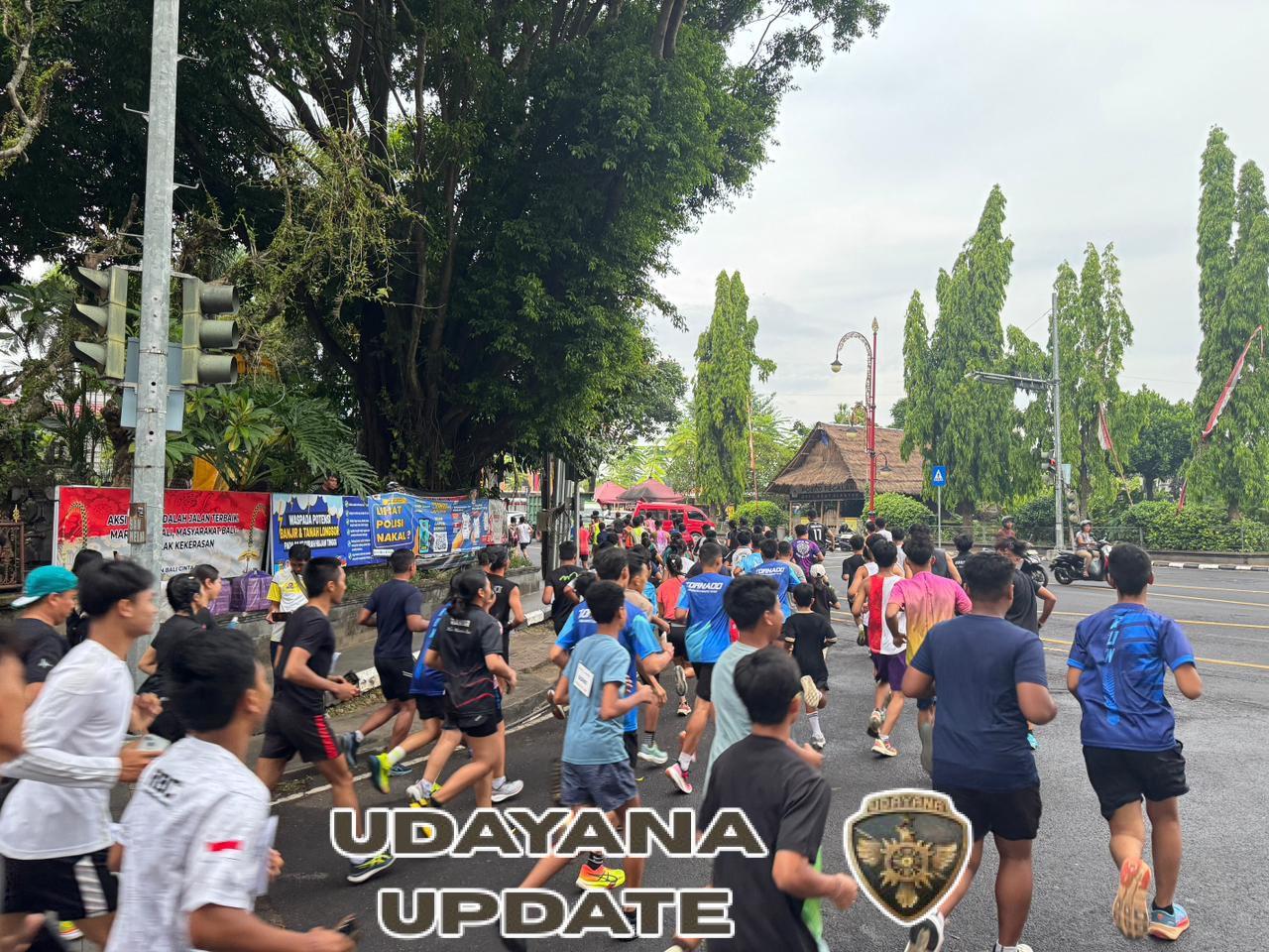Semangat Juang Prajurit, Danramil Ubud Raih Juara Dua Fun Run Kemenpora RI di Gianyar