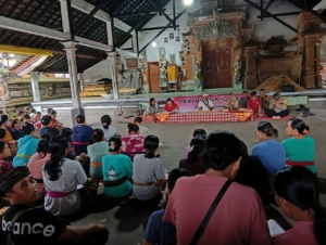 Babinsa Koramil 1616-01/Gianyar Hadiri Penyuluhan Rabies Bersama Warga Serongga