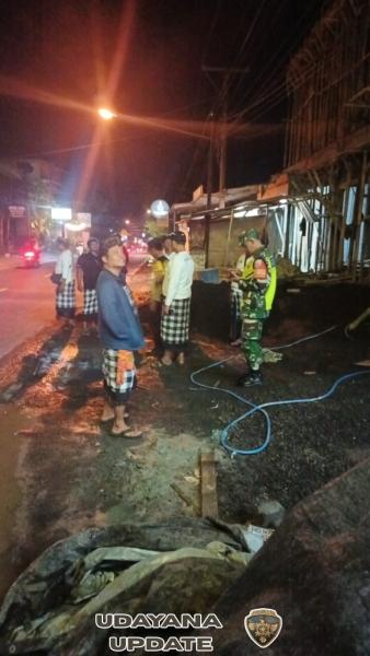 Babinsa Peliatan Bersama Unsur Keamanan Tingkatkan Pengawasan Penduduk Pendatang di Ubud