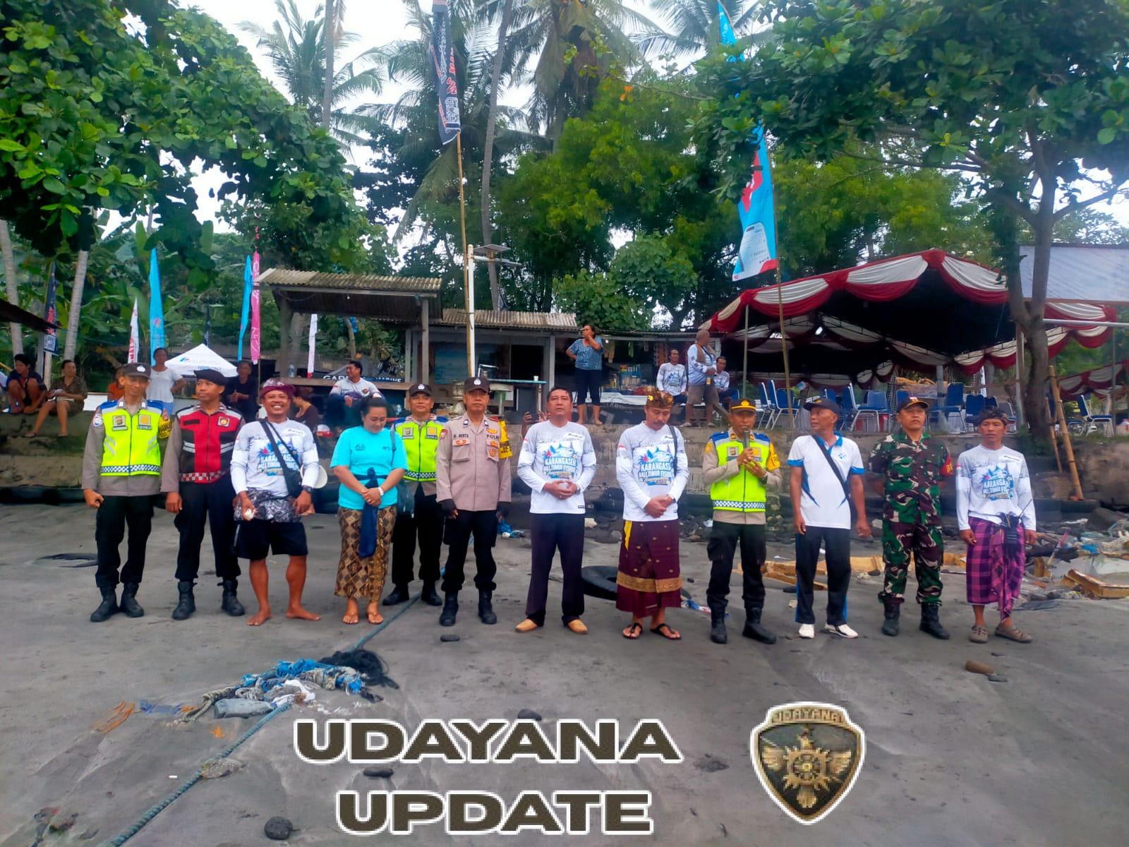 Babinsa Antiga Koramil 1623-05/Manggis Siap Amankan Turnamen Mancing Nasional 2025 di Pantai Labuan Amuk Karangasem