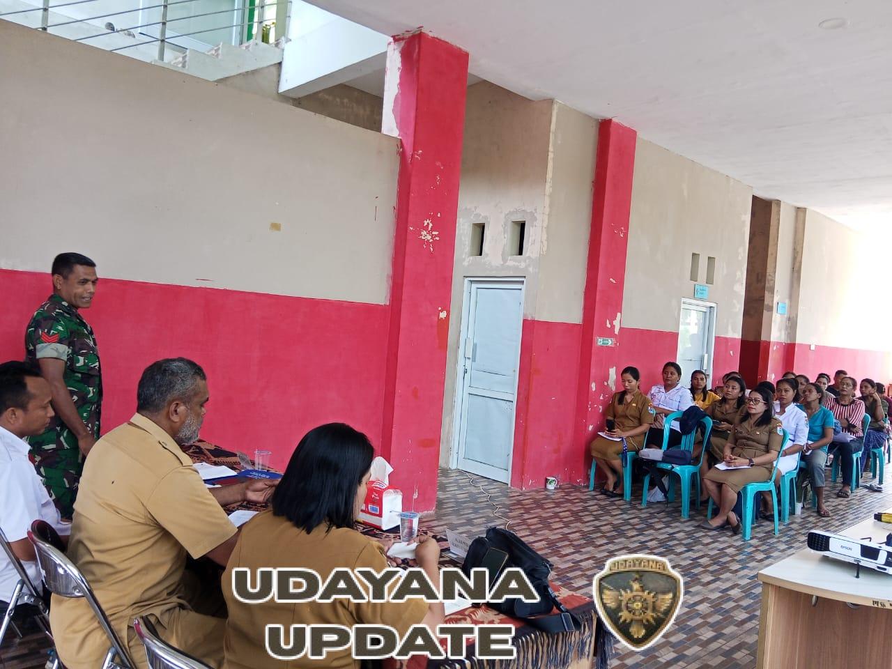 Babinsa Tabundung Hadiri Pelatihan Penyiapan PMT Berbasis Pangan Lokal