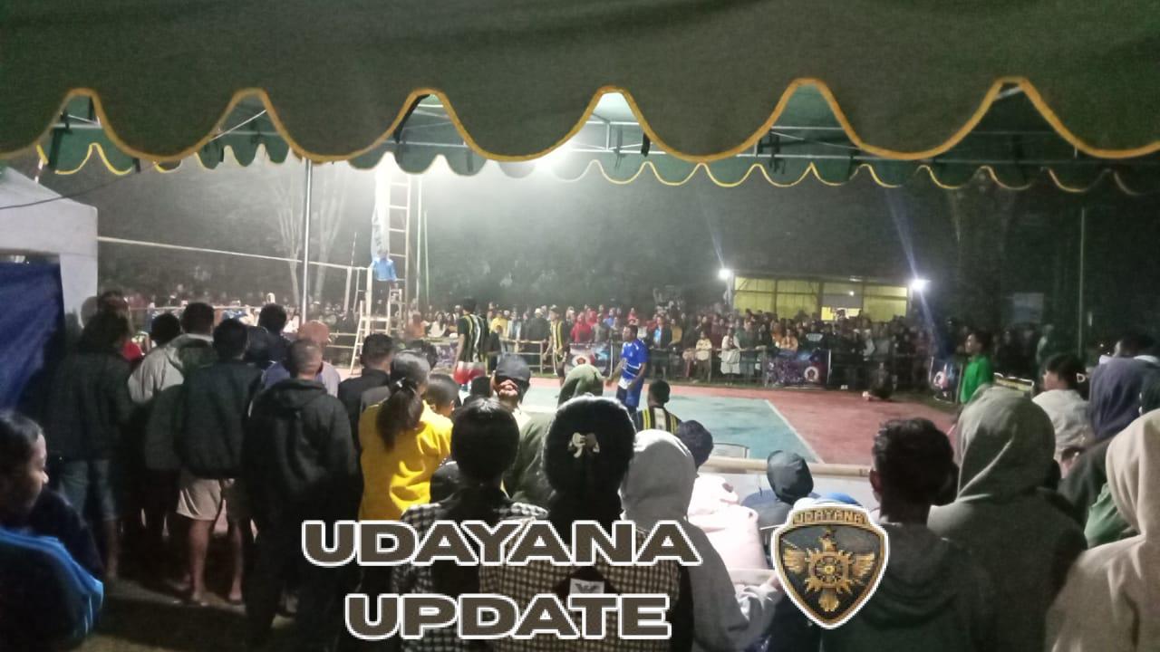Patroli Malam Babinsa Mollo Utara Jaga Keamanan Final Turnamen Dragon Cup I