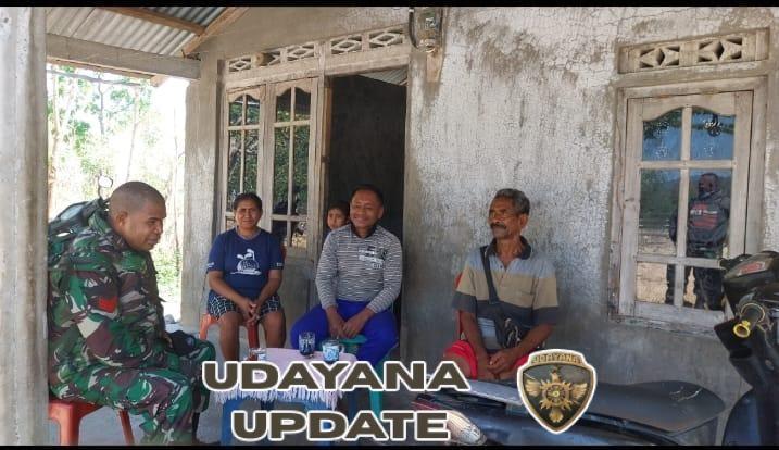 Babinsa Koramil 1618-02/Miobar Sambangi Warga Naekake A, Perkuat Hubungan TNI dan Rakyat