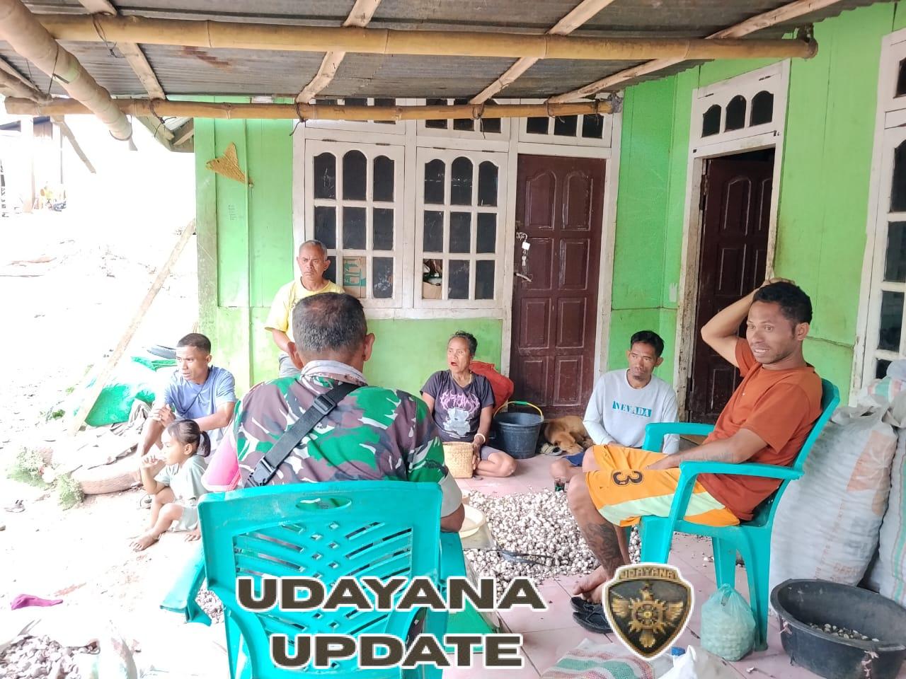 Babinsa Koramil Maurole Gelar Pamwil dan Komsos, Warga Desa Pise Antusias