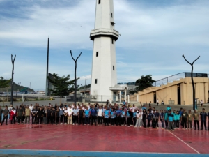 Semarak Hari Kesehatan Nasional ke-61, Koramil Komodo Hadir dalam Olahraga Bersama