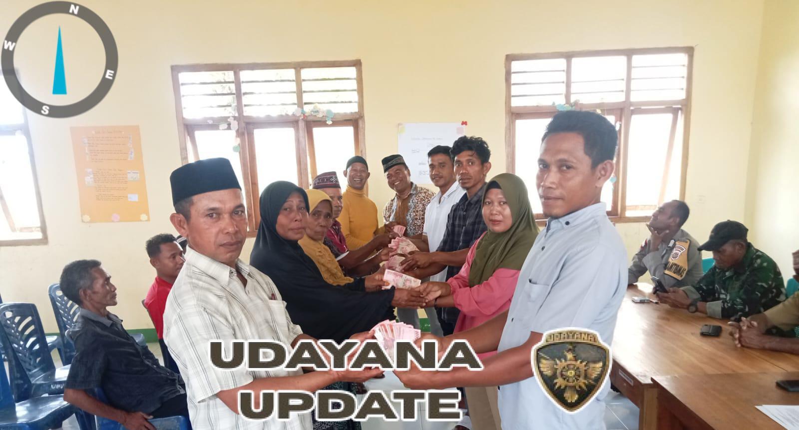 Serma Sukardin Kawal Penyaluran BLT Dana Desa untuk 25 Keluarga di Desa Nanga Lili