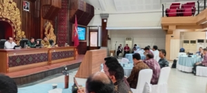 Mewakili Komandan Kodim, Danramil 1623-01/Karangasem hadiri High Level Meeting (HLM) dalam rangka pengendalian inflasi