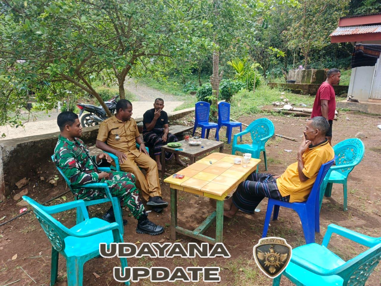 Babinsa Maurole Tingkatkan Kemanunggalan TNI-Rakyat melalui Komsos dan Pamwil di Desa Nggesa