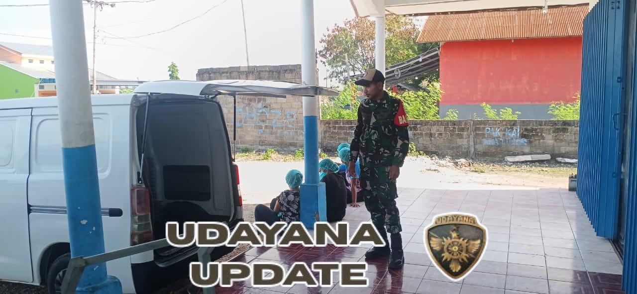 Program Makanan Bergizi Gratis Berjalan Lancar di Rote Ndao, Babinsa Pastikan Aman dan Tertib