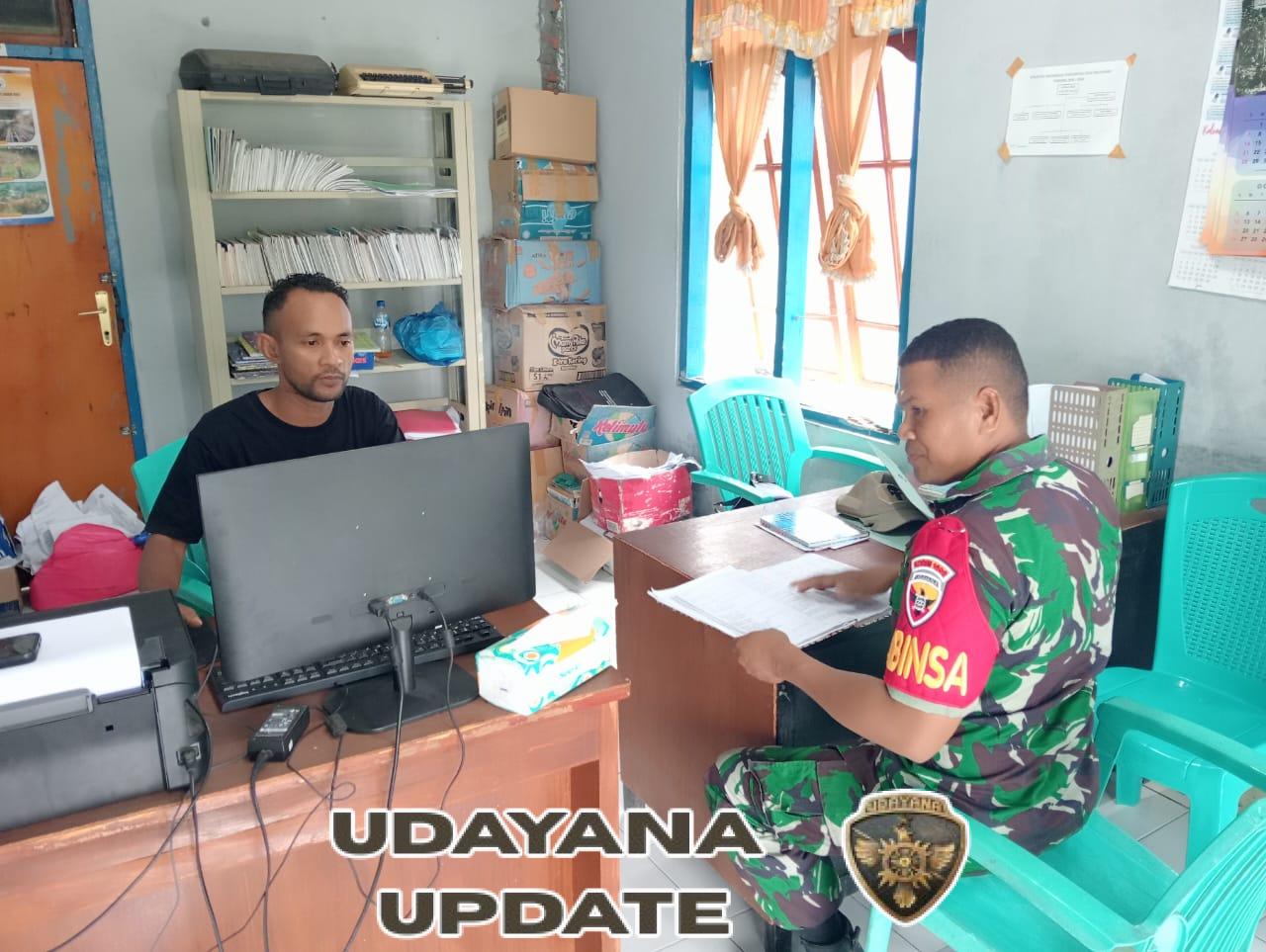 Babinsa Koramil 1602-04/Maurole Tingkatkan Kemanunggalan TNI-Rakyat di Desa Mausambi