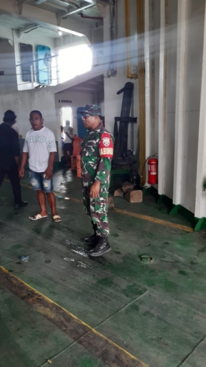 Koramil 1627-02/Pantai Baru Pastikan Aktivitas Babinsa dan Kondisi Wilayah Berjalan Aman
