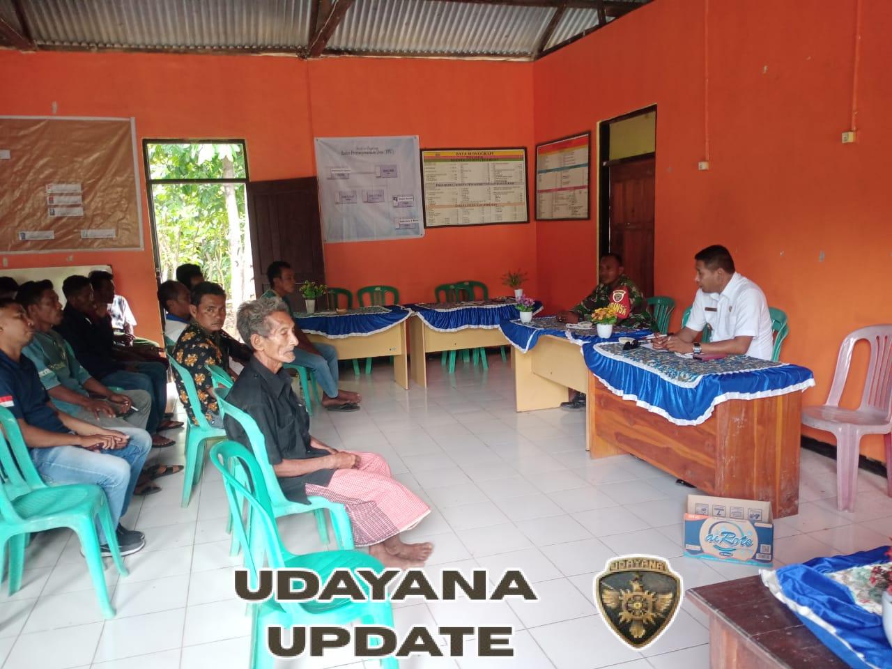 Melalui Musyawarah, Babinsa dan Aparat Desa Fasilitasi Solusi Damai Kasus Tanah di Rote Ndao